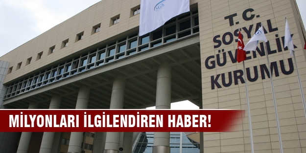 Milyonları ilgilendiren haber!