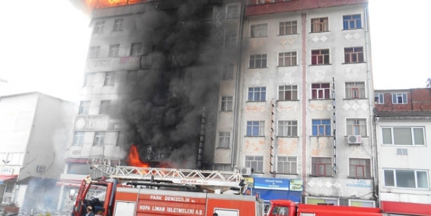 Yangına TOMA da katıldı