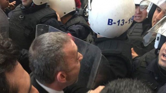 Çağlayan'da arbede