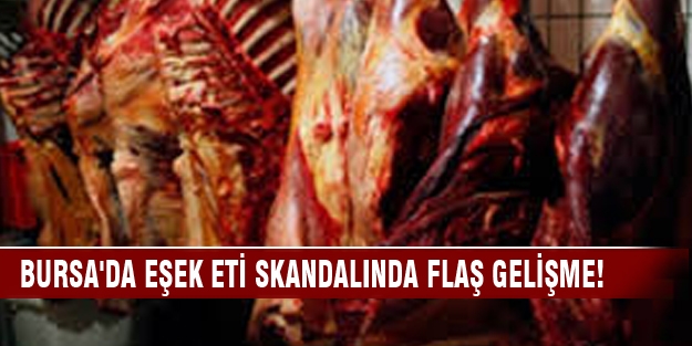 Bursa'da eşek eti skandalında flaş gelişme!