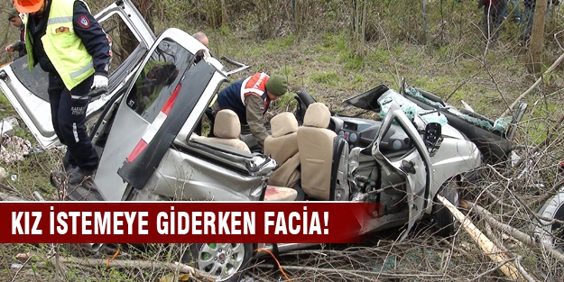 Kız istemeye giderken facia!