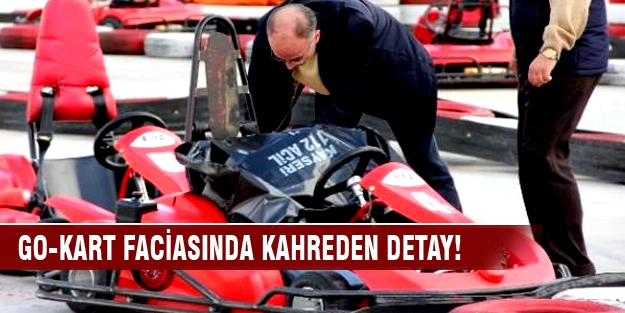 Go-kart faciasında kahreden detay!