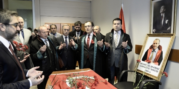Savcı Kiraz şehit edildiği odada anıldı