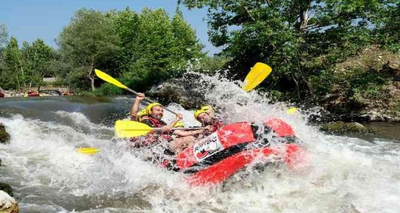 Marmara'nın ilk rafting parkuru yabancı turistleri ağırlamaya hazırlanıyor