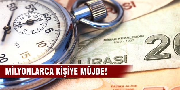 1.3 milyon kişinin borcu donduruldu!