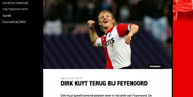 Dirk Kuyt resmen imzaladı