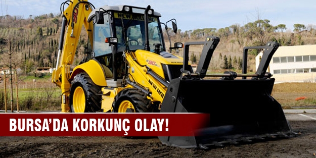 Genç kız iş makinesinin altında can verdi