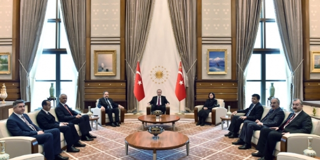 Erdoğan Sayıştay heyetiyle görüştü