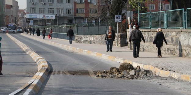 Köprü üstünde korkutan patlama