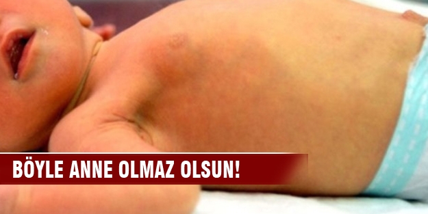 Bebeğini camdan attı!