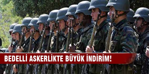 Askerlik 1000 Euro'ya düşecek