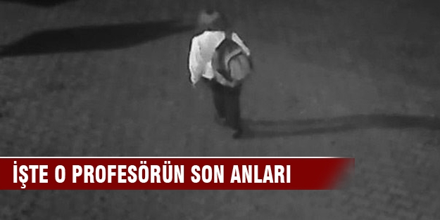 İşte o profesörün son anları! Ölüme böyle gitti