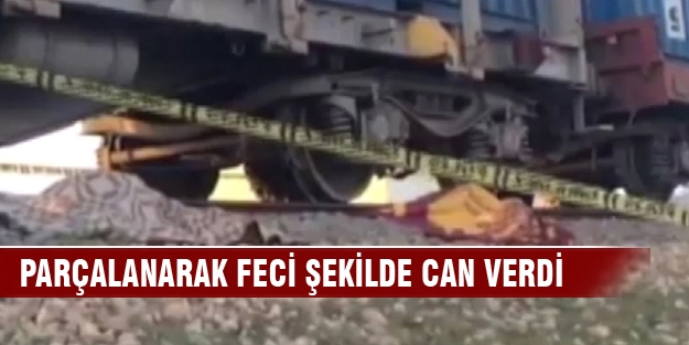 Parçalanarak feci şekilde can verdi!