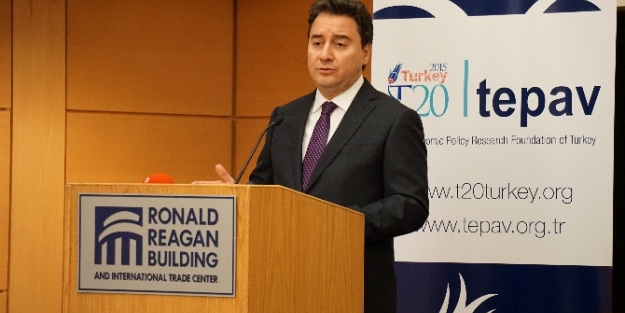 Babacan Washington’da konuştu