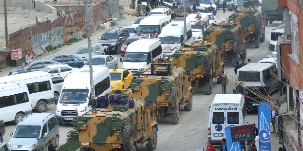 Sınır boylarına askeri sevkiyat