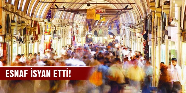 Kapalıçarşı esnafından eylem