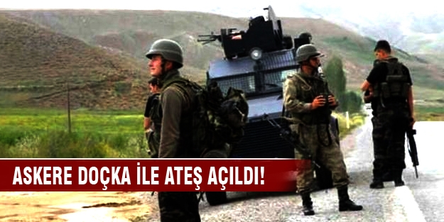 Askere doçka ile ateş açıldı!