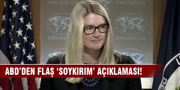 ABD soykırım tartışmasına noktayı koydu!