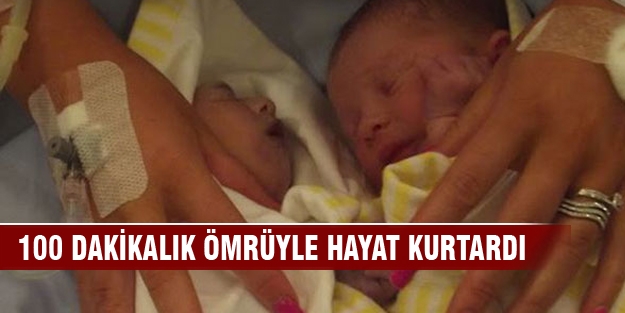 100 dakikalık ömrüyle hayat kurtardı