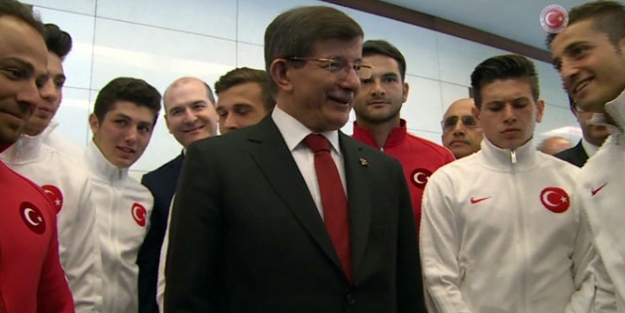 Dünya şampiyonlarıyla buluştu