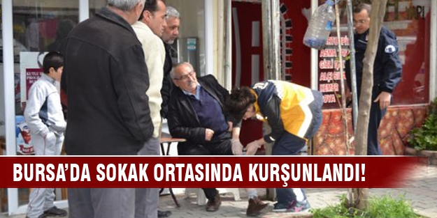 Bursa'da sokak ortasında silahlı dehşet!