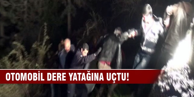 Otomobil dere yatağına uçtu! 2 ölü, 2 yaralı