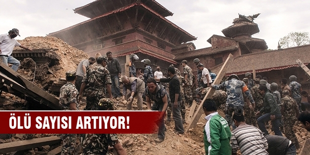 Nepal’de ölü sayısı artıyor!