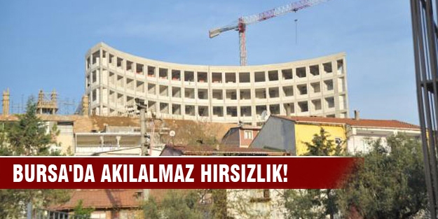 Bursa'da hastane inşaatından 10 ton bakır kablo çalındı!