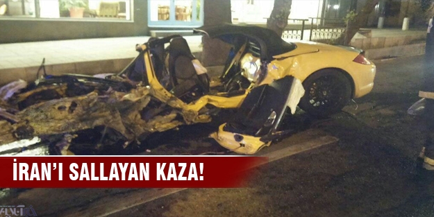 Sarı Porsche'deki yasak aşk İran'ı salladı