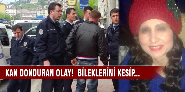 Kan donduran olay!  Bileklerini kesip sosyal medyada paylaştı