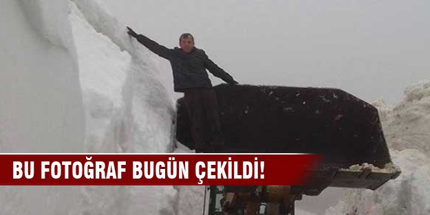 Ordu'da Mayıs ayında kar mücadelesi