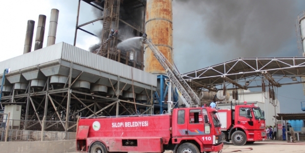 Termik santralde yangın çıktı