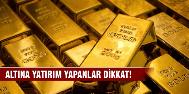 Aylıkta külçe altın yıllıkta dolar