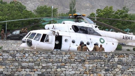 Pakistan'da helikopter düştü: 6 ölü