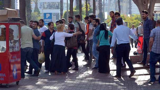 Gençlerin parti kavgasını polis sonlandırdı
