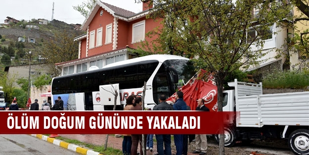 Ölüm doğum gününde direksiyon başında yakaladı