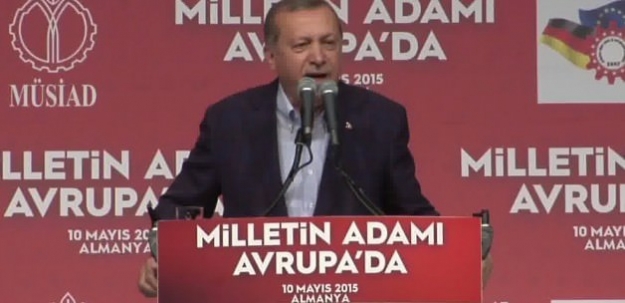 Cumhurbaşkanı Erdoğan Almanya'da konuştu