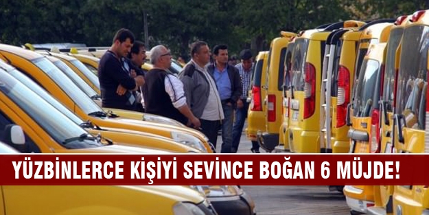 Yüzbinlerce kişiyi sevince boğan 6 müjde