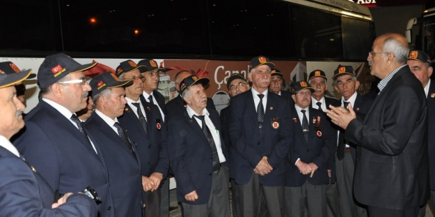 Gaziler Kıbrıs yolcusu