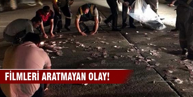 Merkez'in paraları aprona saçıldı