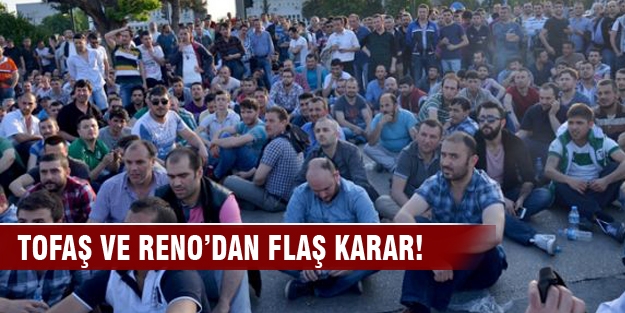 TOFAŞ ve Reno'dan flaş tatil kararı