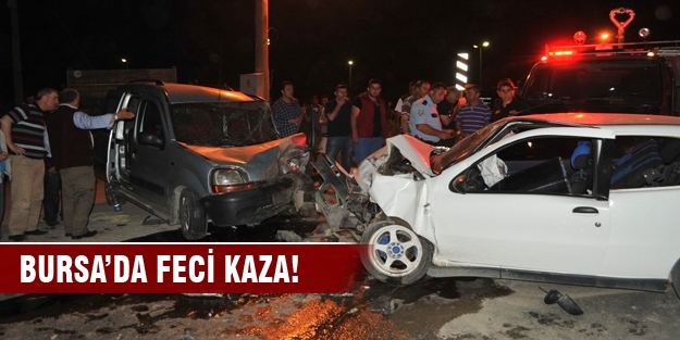 Bursa'da feci kaza!
