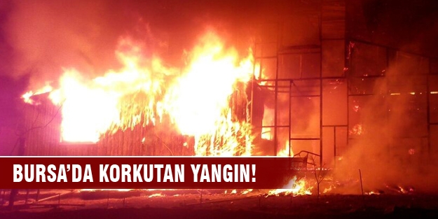 İnegöl’de alevli gece