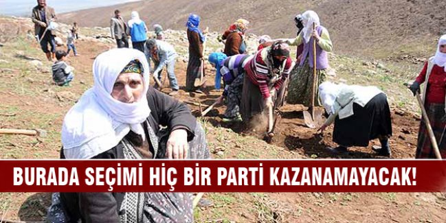 Bu mezrada seçim boykotu var
