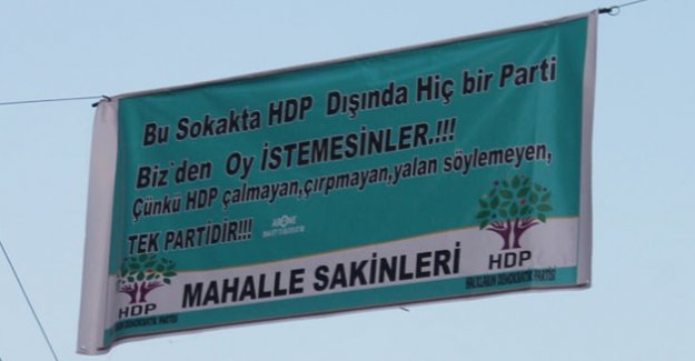 HDP yüzde 10 aldığı mahalleye giriş yasağı koydu