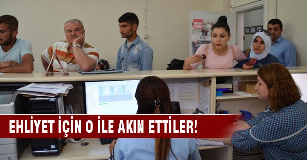 Kütahya'ya "ehliyet" akını