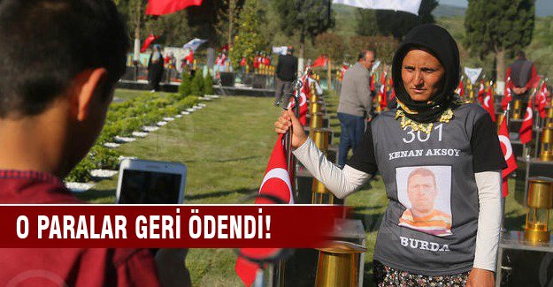 Şehit madenci yakınlarının dolandırılan paraları ödendi