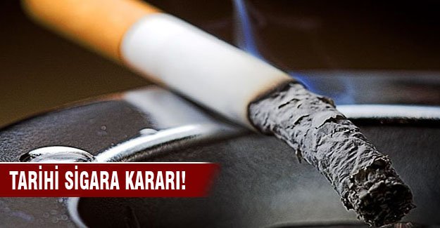 Tarihi sigara davasında karar çıktı