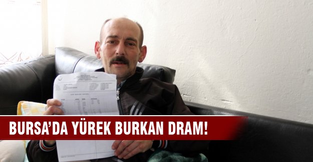 Bursa'da yatalak hasta borcu yüzünden hastaneye gidemiyor