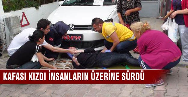 Kafası kızan minibüsçü dehşet saçtı